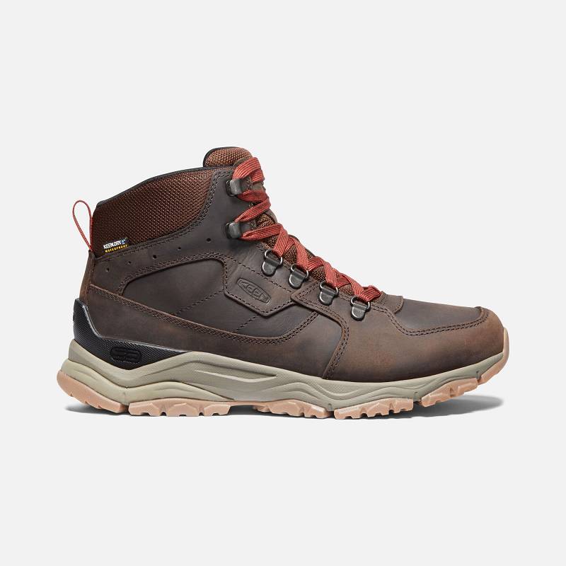 Keen Innate Leather Wanderstiefel Herren DE-01684 Chestnut/Fired Brick - Keen Herrenschuhe Braun